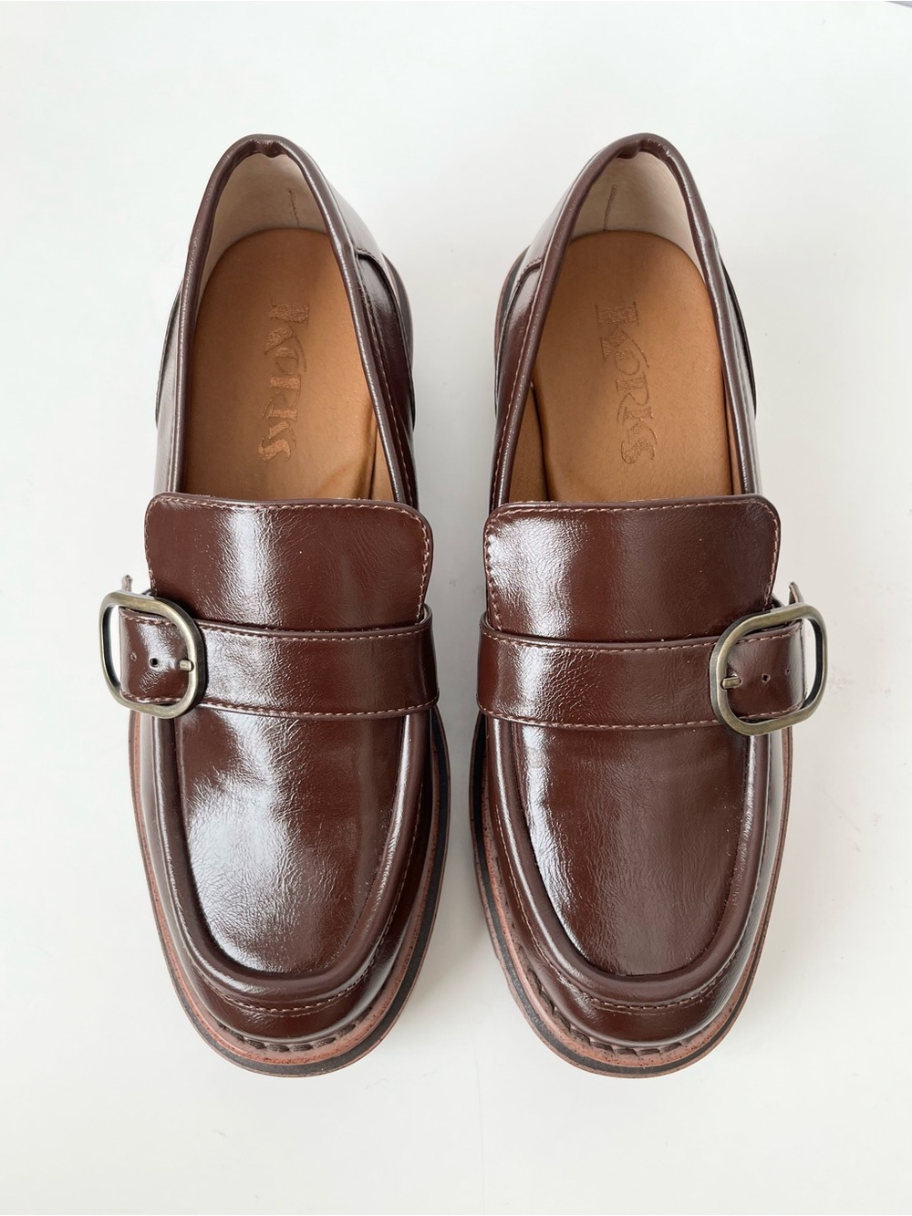 Korks by Kork Ease Vara Platform Loafers Brown NEW 6.5 - Picture 6 of 12